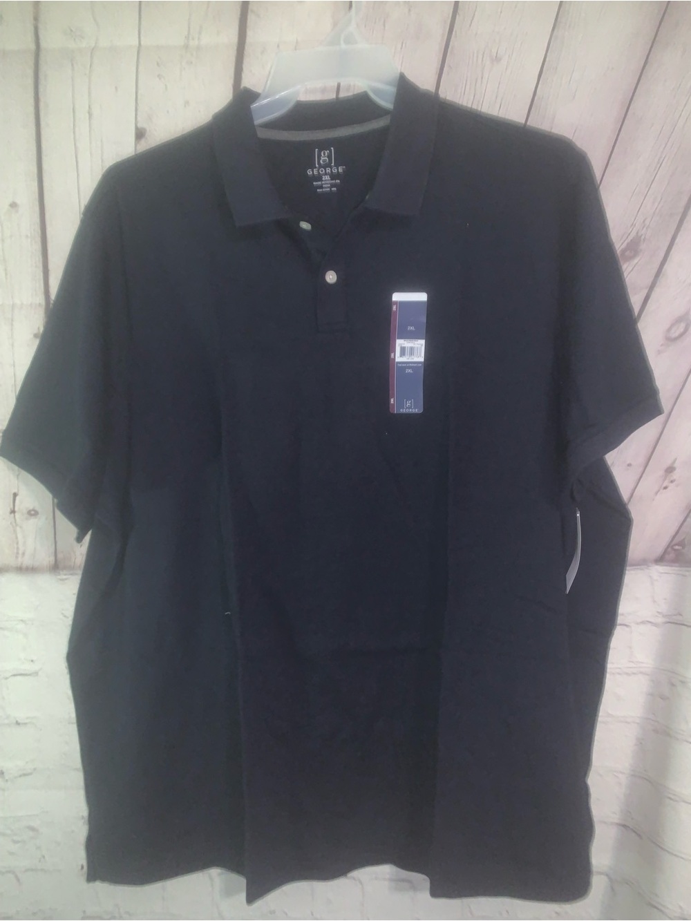 George Men’s dark navy Polo Shirt - Short Sleeve Classic